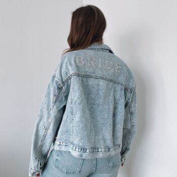 Bride Pearl Denim Jacket, 2 of 5