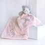 Personalised Pink Fluffy Kitten Comforter Blanket Set, thumbnail 5 of 10