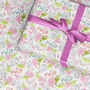 Rabbit Hello Wrapping Paper Roll Or Folded, thumbnail 1 of 2
