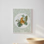 Wild Collection Aztec Tiger Wall Art Print, thumbnail 1 of 6