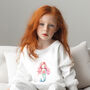 Personalised Mermaid Sweatshirt For Girs, thumbnail 1 of 2