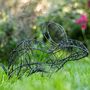 Wire Hare Recycled Metal Garden Sculpture, thumbnail 1 of 4