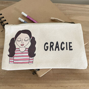 Personalised Back To School Kids Pencil Case, 4 of 6