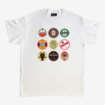 Nottingham Forest Football Beer Mats T Shirt, 2 of 4