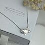 Sterling Silver Turtle Necklace, Sealife Jewellery, thumbnail 1 of 12
