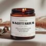 Sagittarius Birthday Gift Funny Candle Zodiac, thumbnail 1 of 8