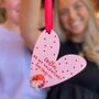 Personalised Lindt Chocolate Valentine's Decoration, thumbnail 1 of 2