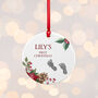 Personalised Baby's First Christmas Ornament, thumbnail 2 of 5