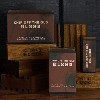 Chip Off The Old Block Cacao + Mint + Eucalyptus Soap, 5 of 5