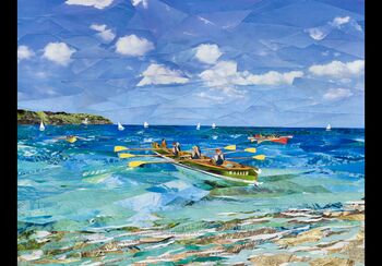 Gig Rowing, Cornwall Card, 2 of 2