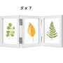 White Triple Picture Frames With 360° Folding Hinge, thumbnail 12 of 12