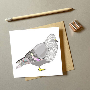 Pigeon Greeting Card, 2 of 3