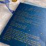 Navy And Gold Celestial Wedding Invitation, thumbnail 5 of 8