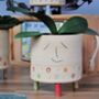 Personaised Smiley Face Dotty Spotty Plant Pot, thumbnail 5 of 10
