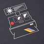 Insta Grey Retro Camera T Shirt, thumbnail 3 of 7