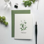 ‘Wood Anemone’ Wildflower Notecard/Greeting Card, thumbnail 1 of 2