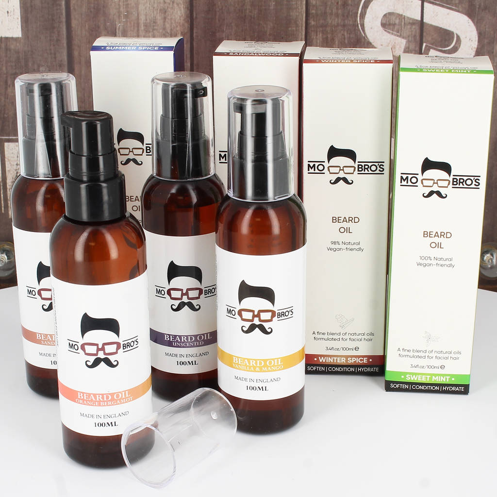 beard oil for conditioning, softening, hydrating 100ml by mo bro's