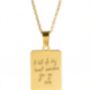Personalised Mens Handwriting Tag Necklace, thumbnail 3 of 8