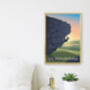 Go Bouldering Travel Poster Art Print, thumbnail 2 of 8