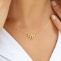 Geometric Elephant Head Necklace, thumbnail 1 of 9