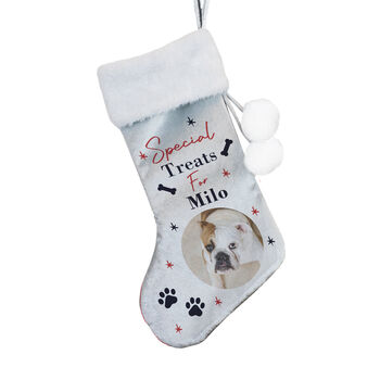 Personalised Dog Photo Christmas Stocking Gift, 4 of 4