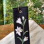 Hand Embroidered Lily Bookmark, thumbnail 5 of 7