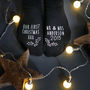 Couple's First Christmas Personalised Socks, thumbnail 2 of 2
