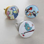 Birds Ceramic Door Knobs Cupboard Pull Handles, thumbnail 1 of 4