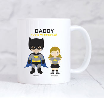 Daddy Superhero Mug, 2 of 2
