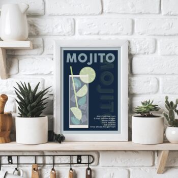 Mojito Cocktail Print, 2 of 10