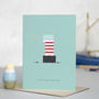 'Lighthouse' First Birthday Card, thumbnail 1 of 4