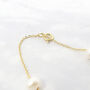 Freshwater Pearl Double Chain Wedding Bracelet Gift, thumbnail 7 of 10