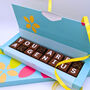 Congratulations Clever Clogs Or Genius Chocolate Gift, thumbnail 2 of 8