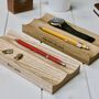 Personalised Wooden Pen And Jewellery Tray, thumbnail 8 of 9