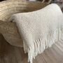 Beehive Wool Throw In Various Colours, thumbnail 2 of 7