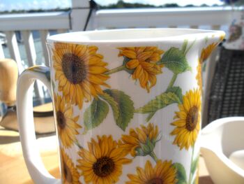 Large Jug In Sunflower Design, 7 of 9