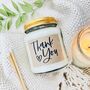 Thank You Candle And Dried Flowers Gift Set, thumbnail 2 of 4