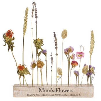 Personalised Wooden Dried Flower Holder, 2 of 4