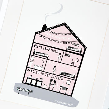 Personalised Family Home Print, 5 of 12