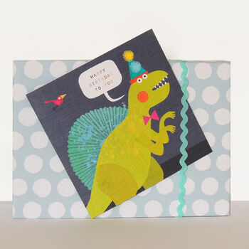 Birthday Dinosaur Card, 3 of 5