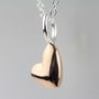 Devotion 18ct Rose Gold Plated Heart Necklace, thumbnail 3 of 4