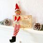 Personalised Christmas Elf Arrival Postcard, thumbnail 1 of 4