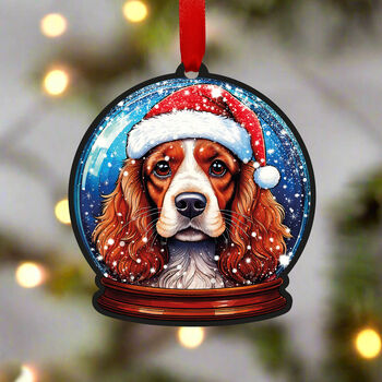 Cocker Spaniel Dog Tree Decoration, 3 of 10
