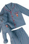 Momo Kids Check Pyjama Set With Matching Teddy Bear, thumbnail 4 of 7