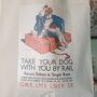 Fox Terrier Cotton Tote Bag Dog Lovers Gift, thumbnail 5 of 6