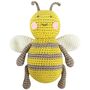 Bee Baby Rattle Crotchet Toy, thumbnail 1 of 3