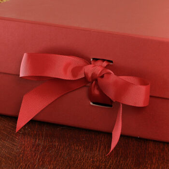 Personalised Luxury A4 Red Gift Box, 3 of 5
