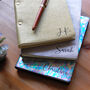 Refillable Premium Leather Pregnancy Notebook Journal, thumbnail 6 of 7