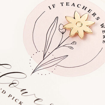 Teacher Flower Pin Gift, 5 of 7