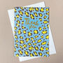 Eight Thank You Ikat Leopard Spot Note Cards Box Set, thumbnail 3 of 10